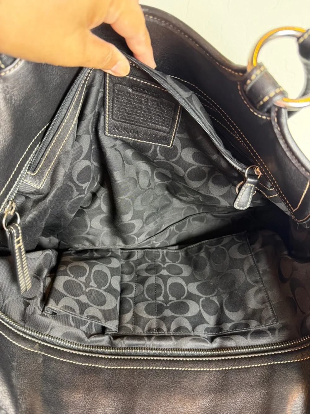 Vintage Coach Soho Large Business Tote y2k leather bag Coach
